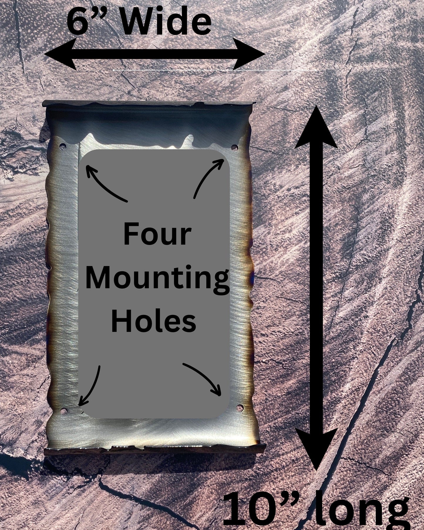 Metal Scroll Size