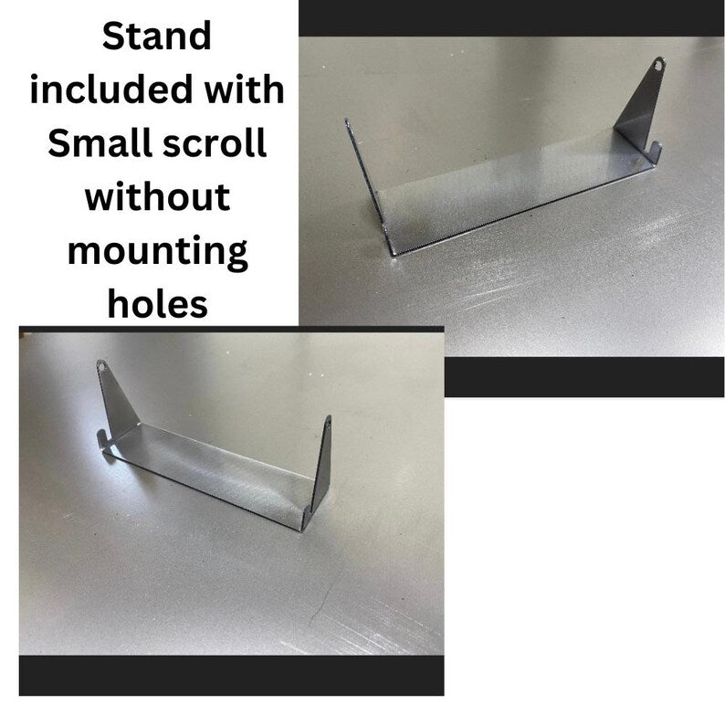 Metal Scroll Stand