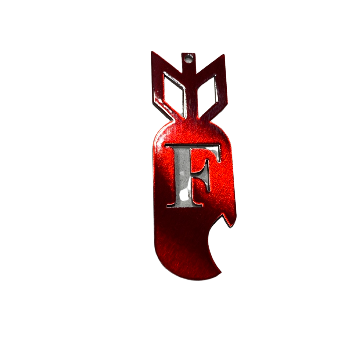 F-Bomb Keychain – Funny Metal Bottle Opener Gift Red