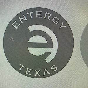 Entergy Texas Emblem flag 24” with name, year and “JY”