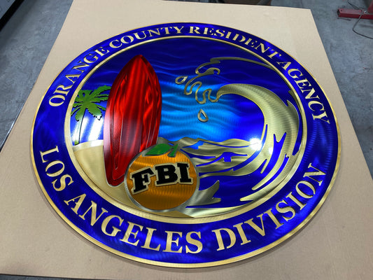 40” FBI Wall Hanging