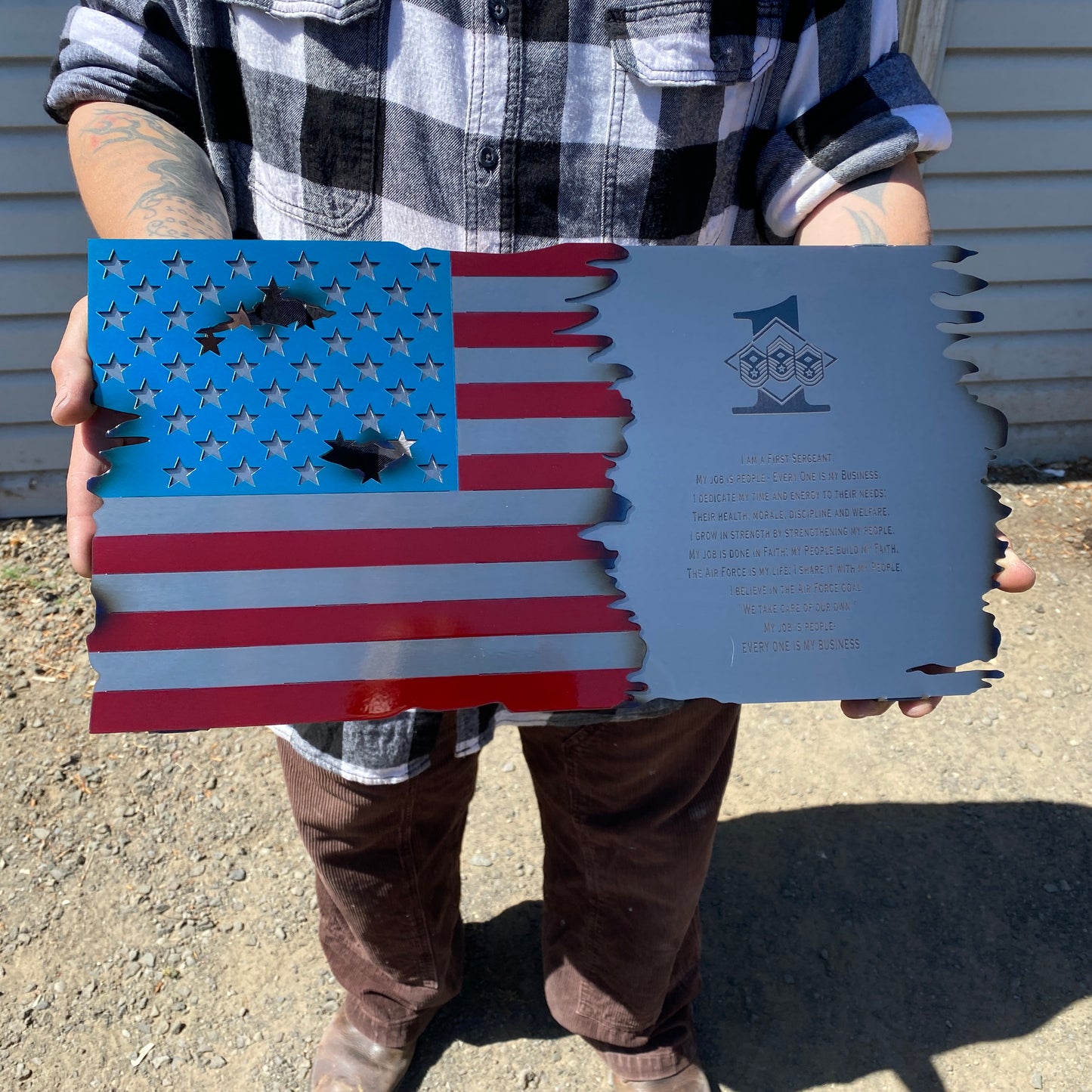 First Sergeant Creed flag