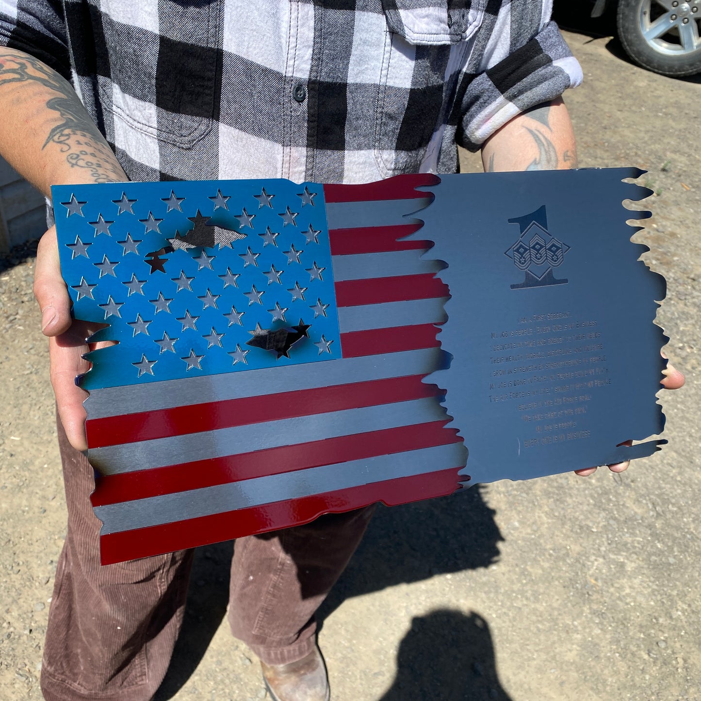 First Sergeant Creed flag