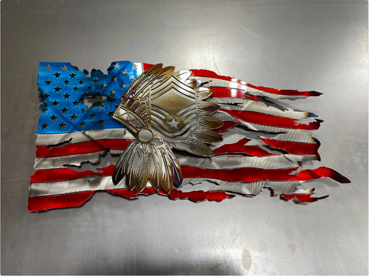 Chief Master Sergeant Headdress American Flag