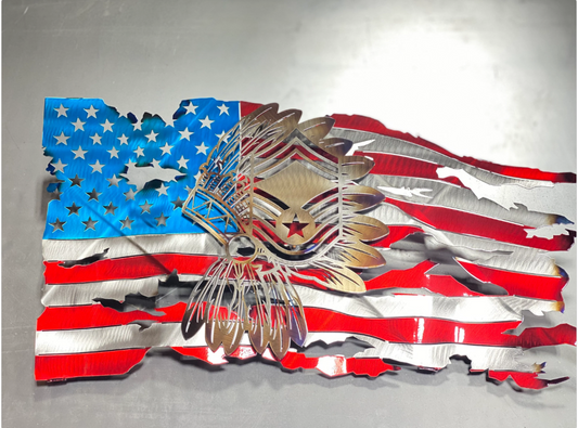 Chief Master Sergeant Headdress American Flag