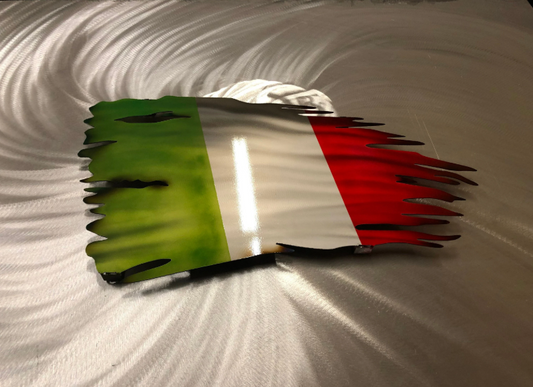 Flag of Italy Metal
