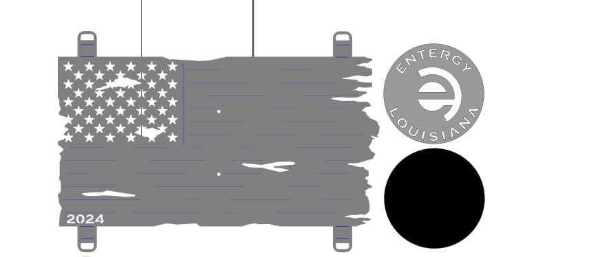 Entergy Louisiana Personalized Flags