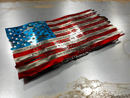 Biker’s Prayer American Flag