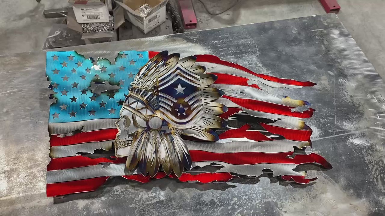 Chief Master Sergeant Headdress Flag
