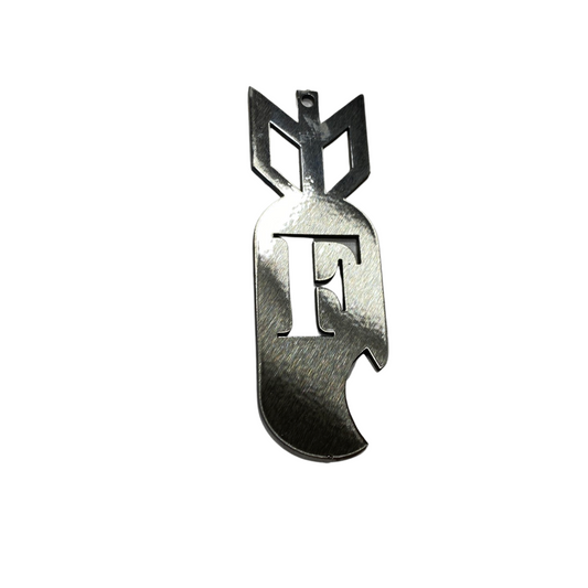 F-Bomb Keychain – Funny Metal Bottle Opener Gift Silver