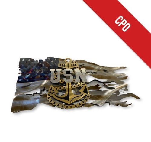 chief petty officer tattered flag