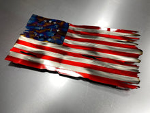 Betsy Ross American Flag with Heat Patina Star Field