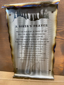 Bikers Prayer Scroll