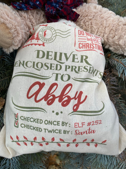 Personalized Santa Sacks!