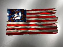Betsy Ross American Flag with Heat Patina Star Field