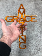 Amazing Grace Metal Cross