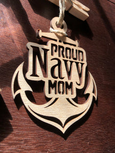 Proud Navy Mom Ornament