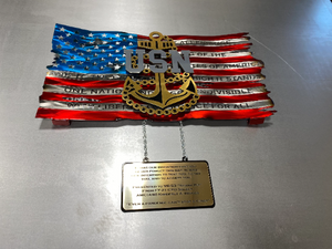 Add-on Plaque for USN Flags